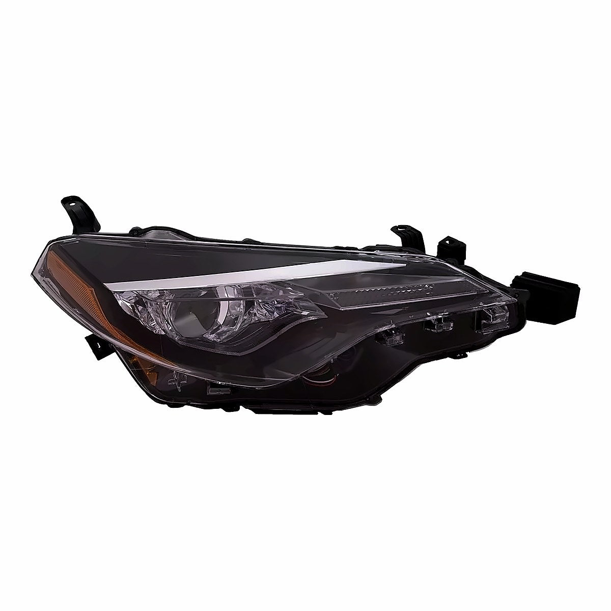 2017-2019 Toyota Corolla Sedan Passenger Side Head Lamp, to2503249. Front view.