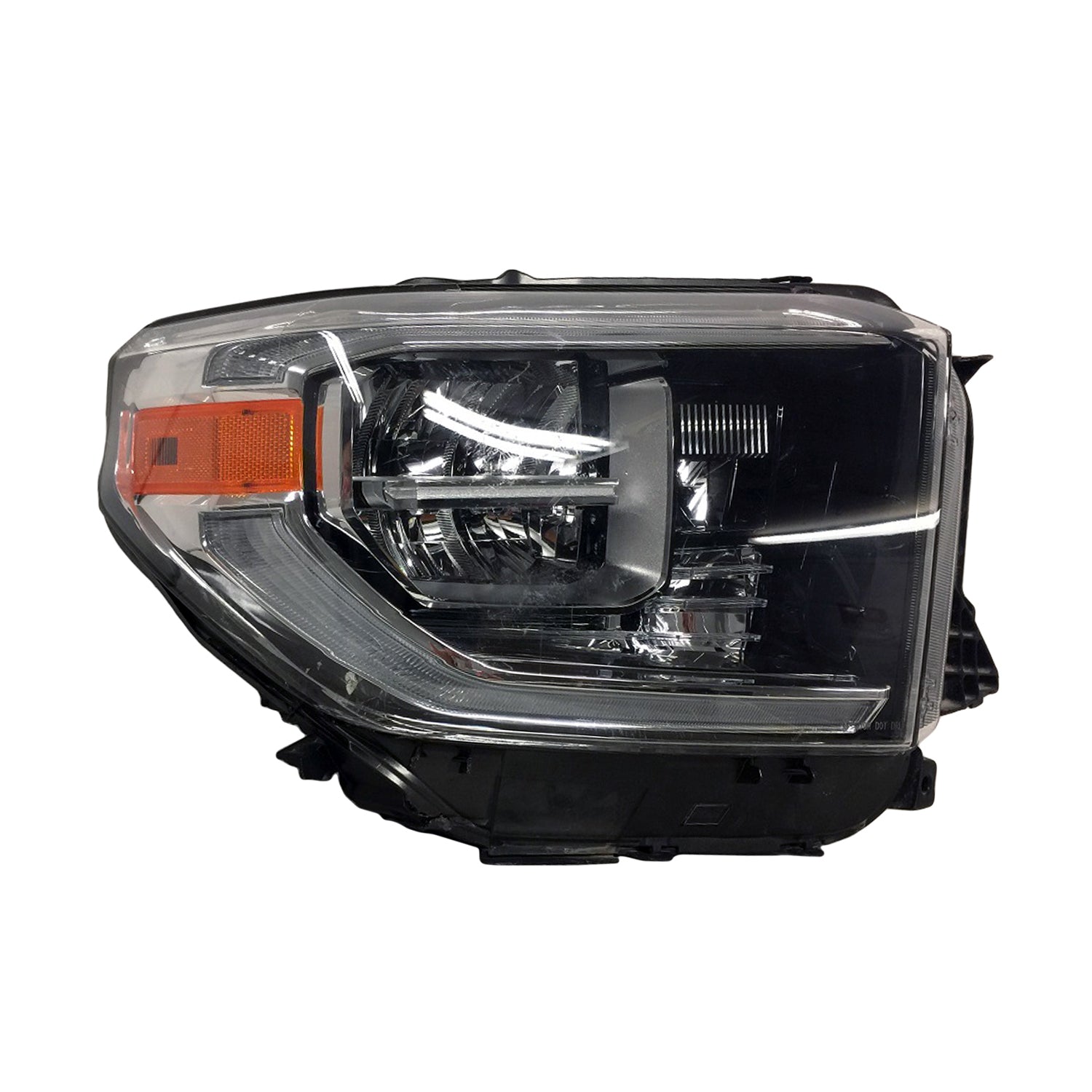 2018-2020 Toyota Tundra Head Lamp Passenger Side Led Drl With Smoked Lens , TO2503263. Professional-grade auto body part.