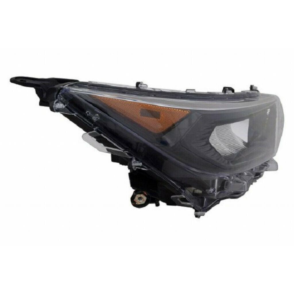 2019-2023 Toyota Rav4 Head Lamp Passenger Side Led Blackle , TO2503274. Side view of the replacement part.
