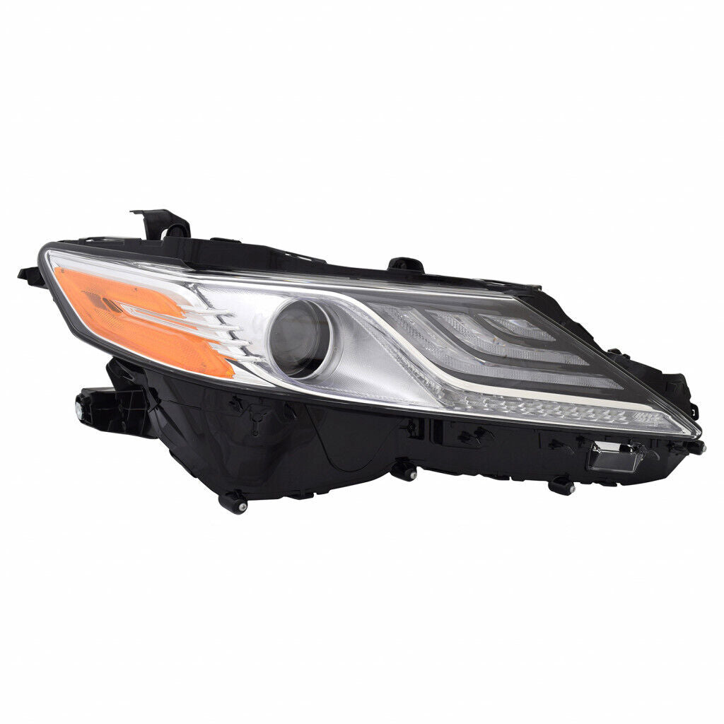 2019-2023 Toyota Camry Hybrid Head Lamp Passenger Side , TO2503278. Side view of the replacement part.