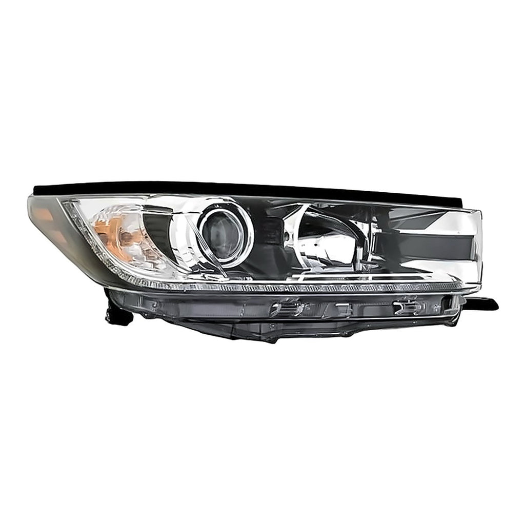 2019-Toyo A Highlander Passenger Side Head Lamp, to2503290. Front view.