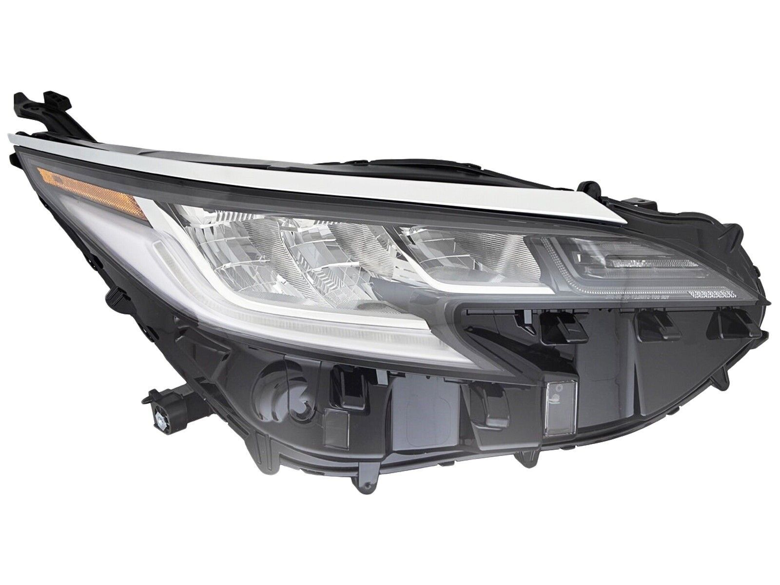 2021-2023 Toyota Sienna Head Lamp Passenger Side Led Chrome Bezel With Led Lower , TO2503307. Professional-grade auto body part.