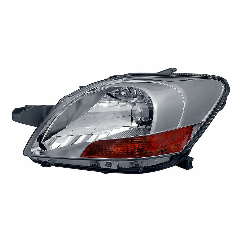 2007-2011 Toyota Yaris Sedan Driver Side Head Lamp, to2518108. Front view.