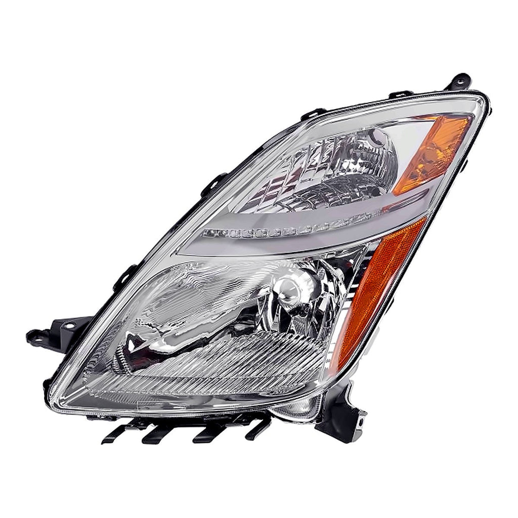 2006-2009 Toyota Prius Front Driver Side Head Lamp, to2518110. Front view.