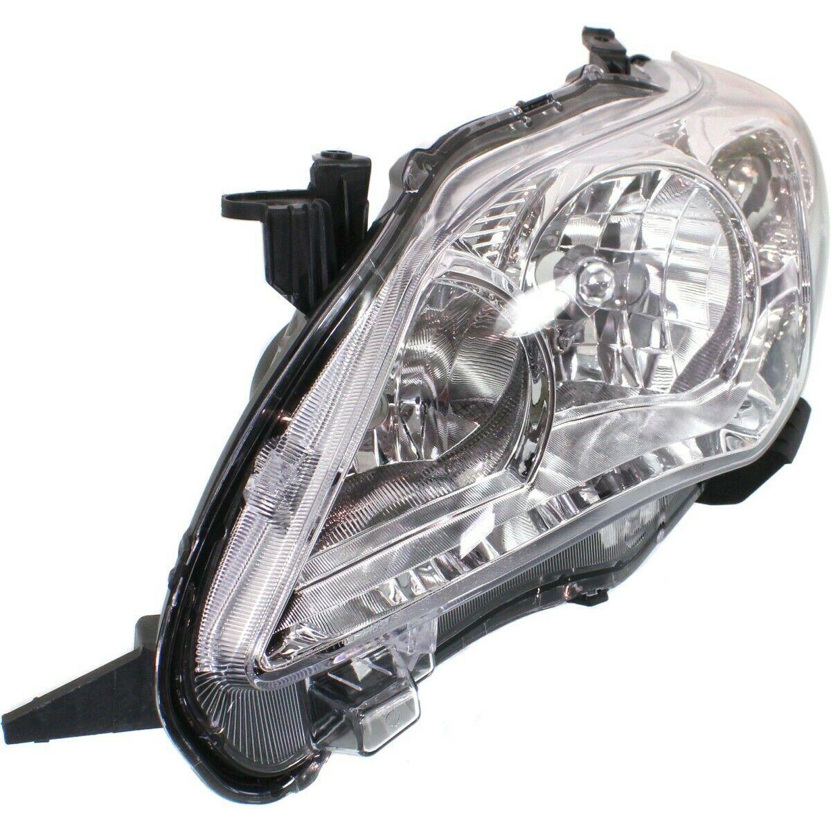 2011-2013 Toyota Corolla Sedan Head Lamp Driver Side Base Ce Le , TO2518131. Factory-style replacement part.