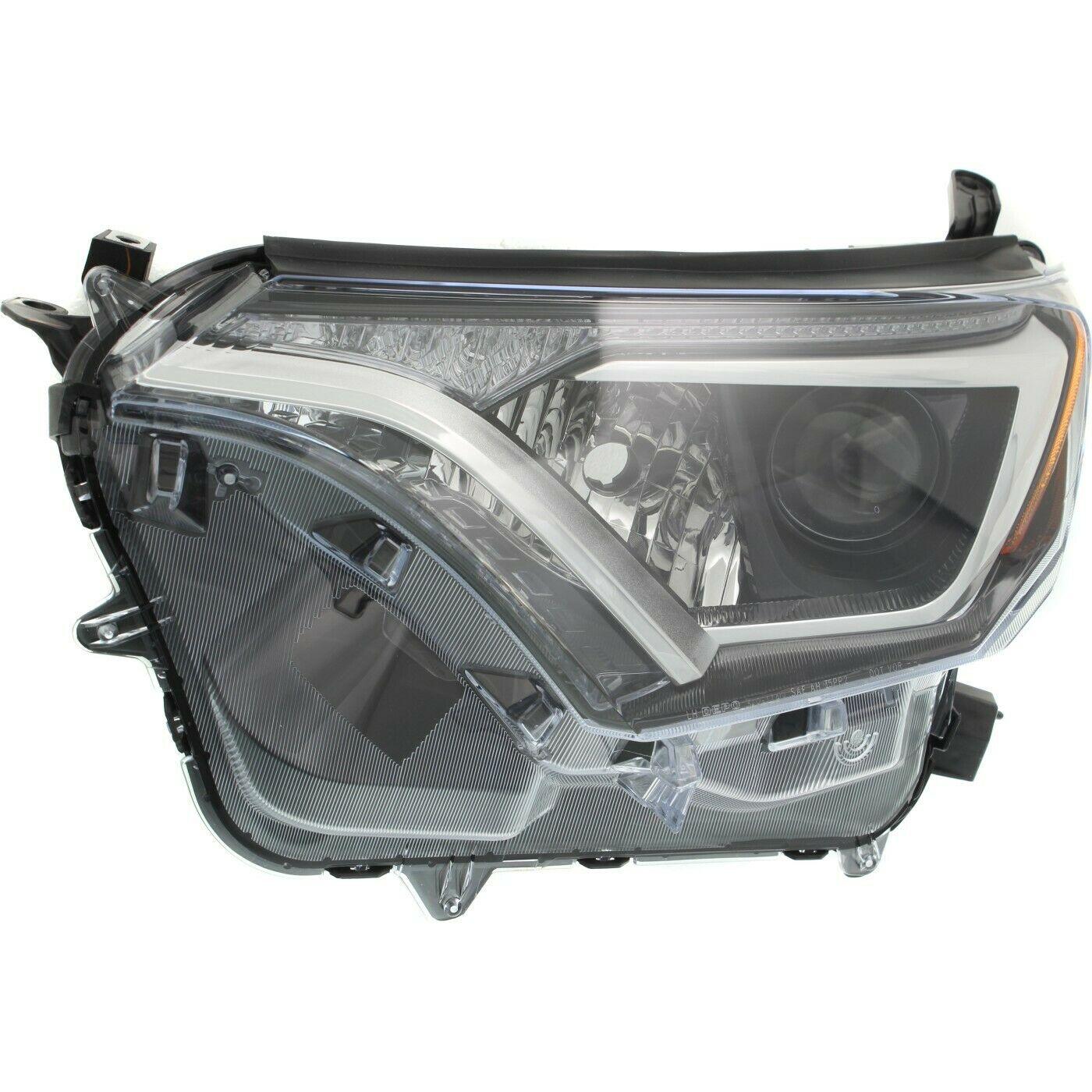 2016-2018 Toyota Rav4 Head Lamp Driver Side Halogen , TO2518189. Tested for reliable performance.