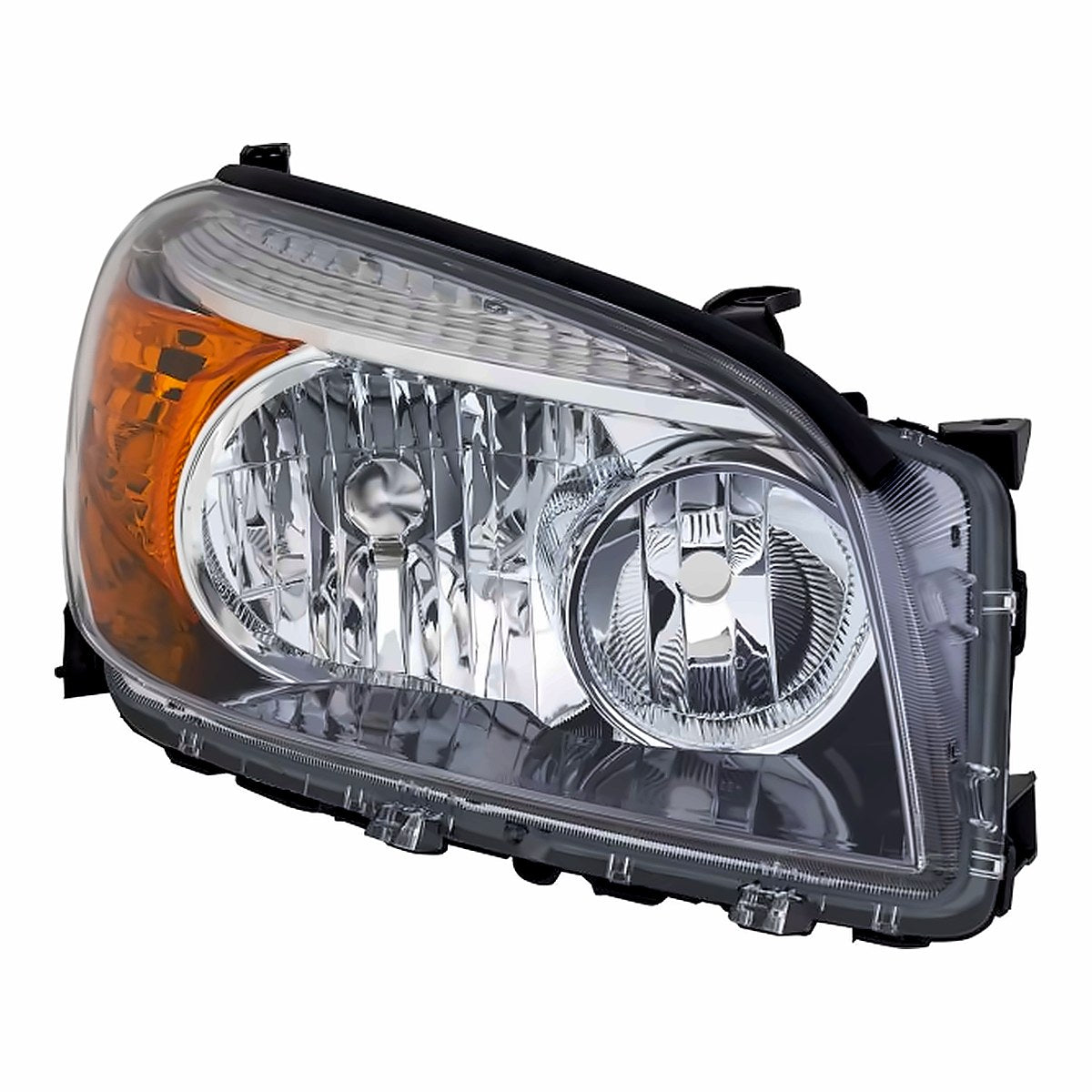 2006-2008 Toyota Rav4 Passenger Side Head Lamp, to2519107. Front view.