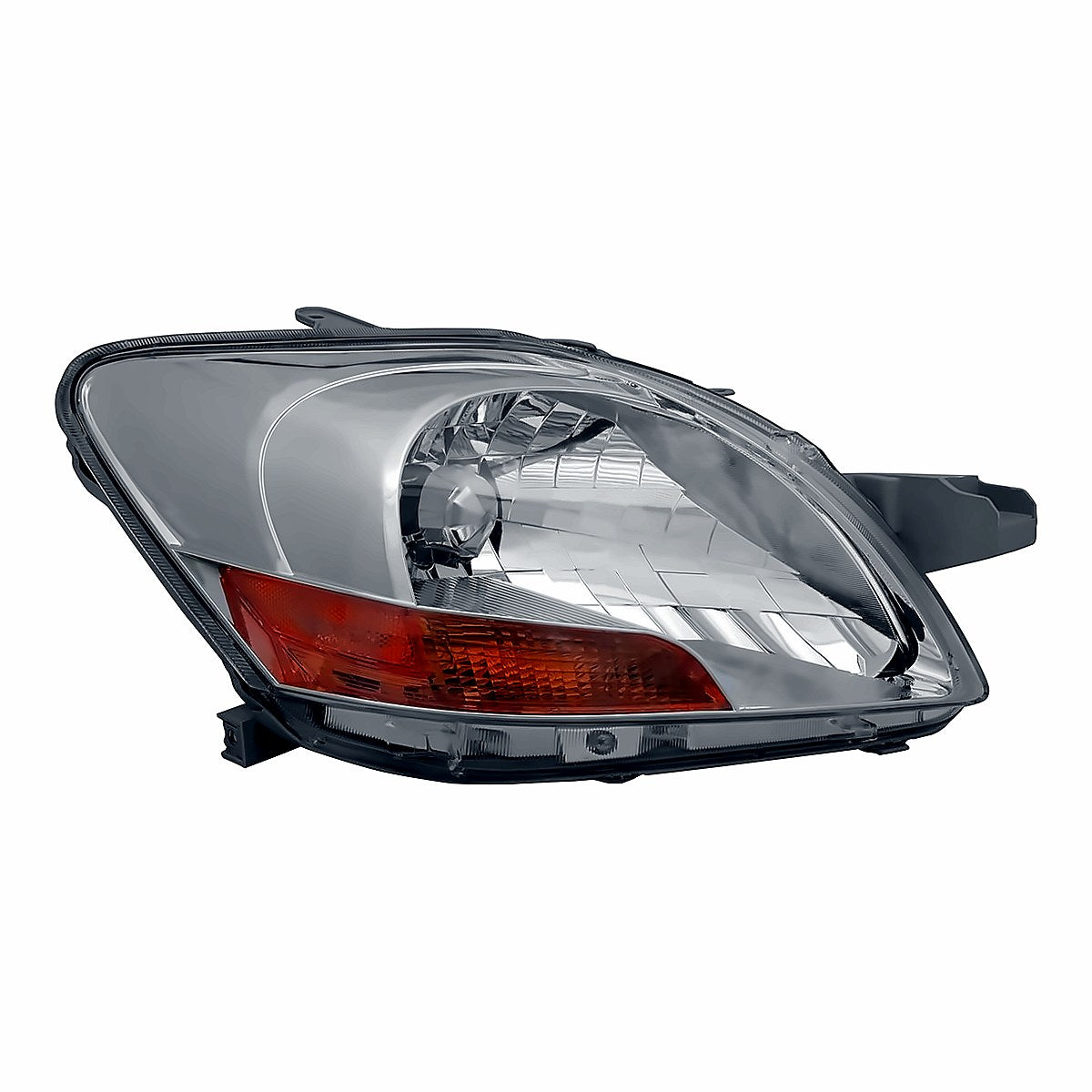 2007-2011 Toyota Yaris Sedan Passenger Side Head Lamp, to2519108. Front view.
