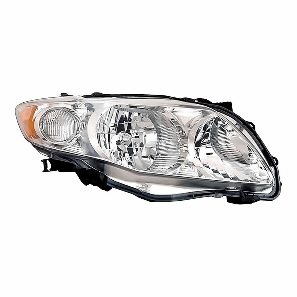 2009-2010 Toyota Corolla Sedan Passenger Side Head Lamp, to2519116. Front view.