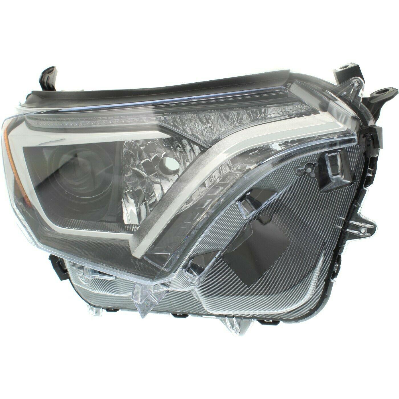2016-2018 Toyota Rav4 Head Lamp Passenger Side Halogen , TO2519189. OEM-style replacement.