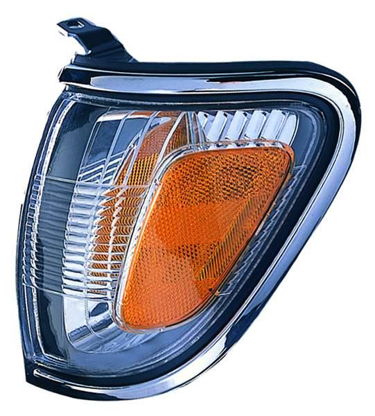 2001-2004 Toyota Tacoma Side Marker Lamp Driver Side Chrome , TO2520161. Factory-style replacement part.