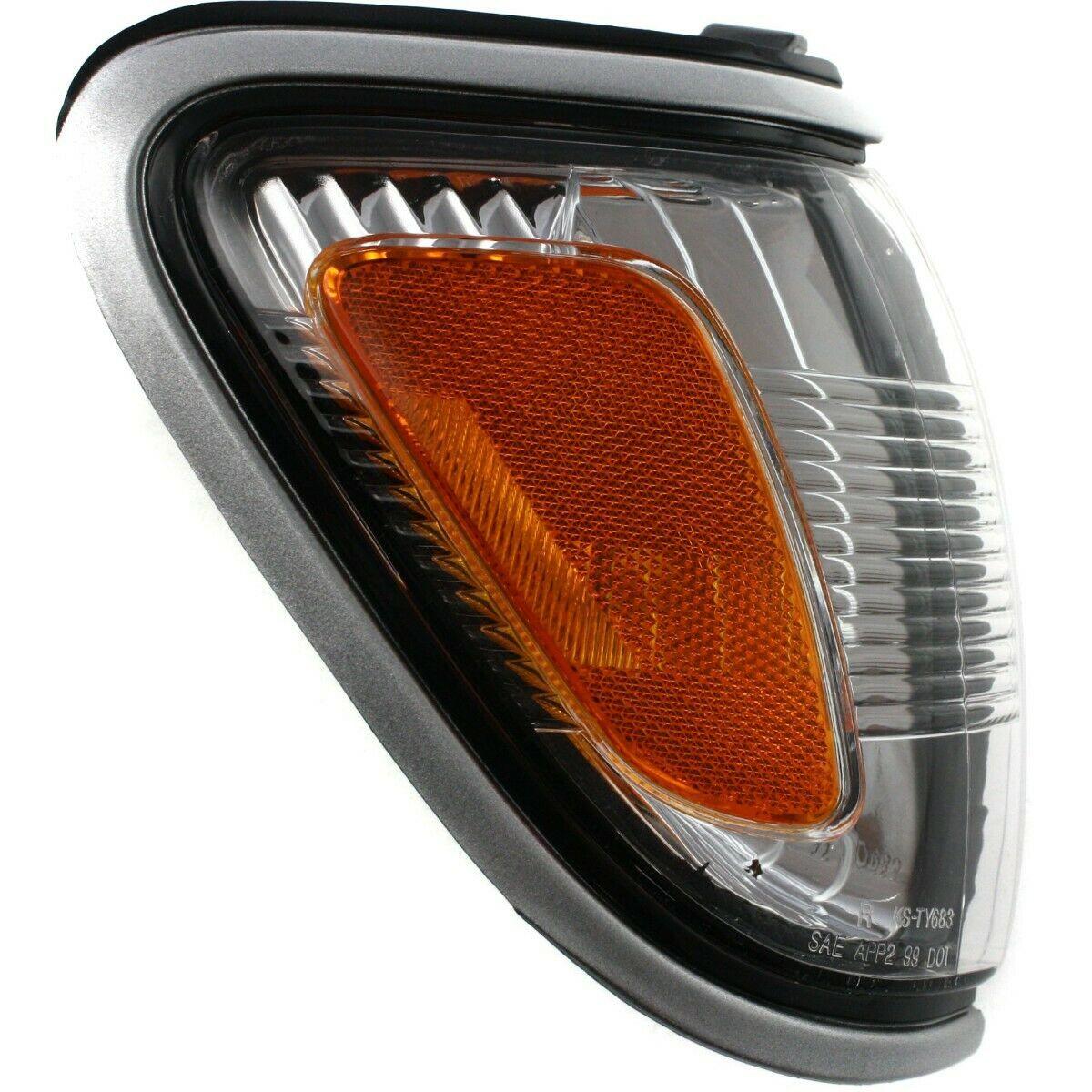 2001-2004 Toyota Tacoma Side Marker Lamp Passenger Side Silver(1C8) , TO2521162. Factory-style replacement part.