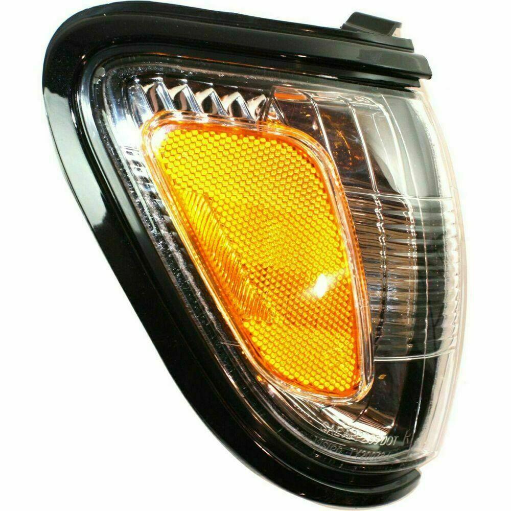 2001-2004 Toyota Tacoma Side Marker Lamp Passenger Side Black(209) , TO2521163. Exact fit for vehicle restoration.