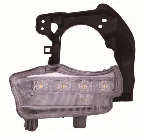 2014-2016 Toyota Highlander Hybrid Daytime Running Lamp Driver Side On Bumper , TO2562100. Durable and impact-resistant.