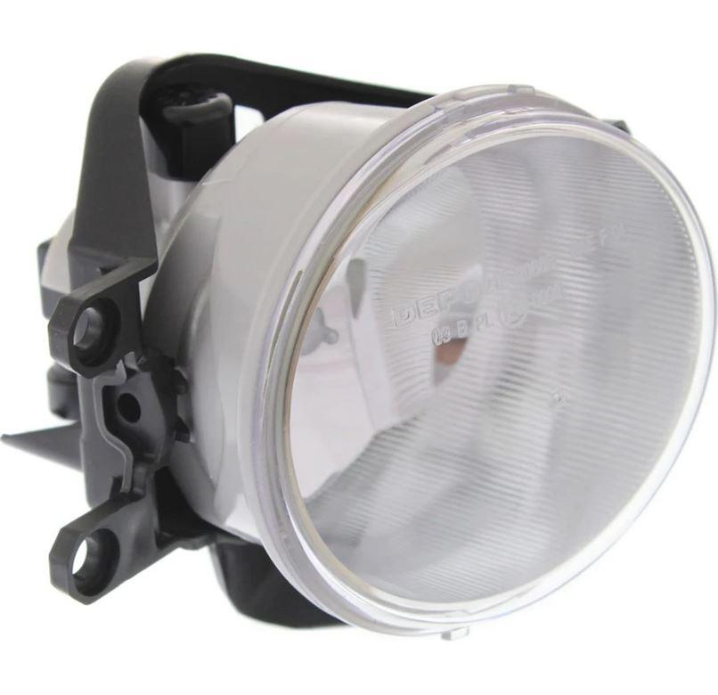2016-2023 Toyota Tacoma Fog Lamp Passenger Side Halogen , TO2593129. Side view of the replacement part.
