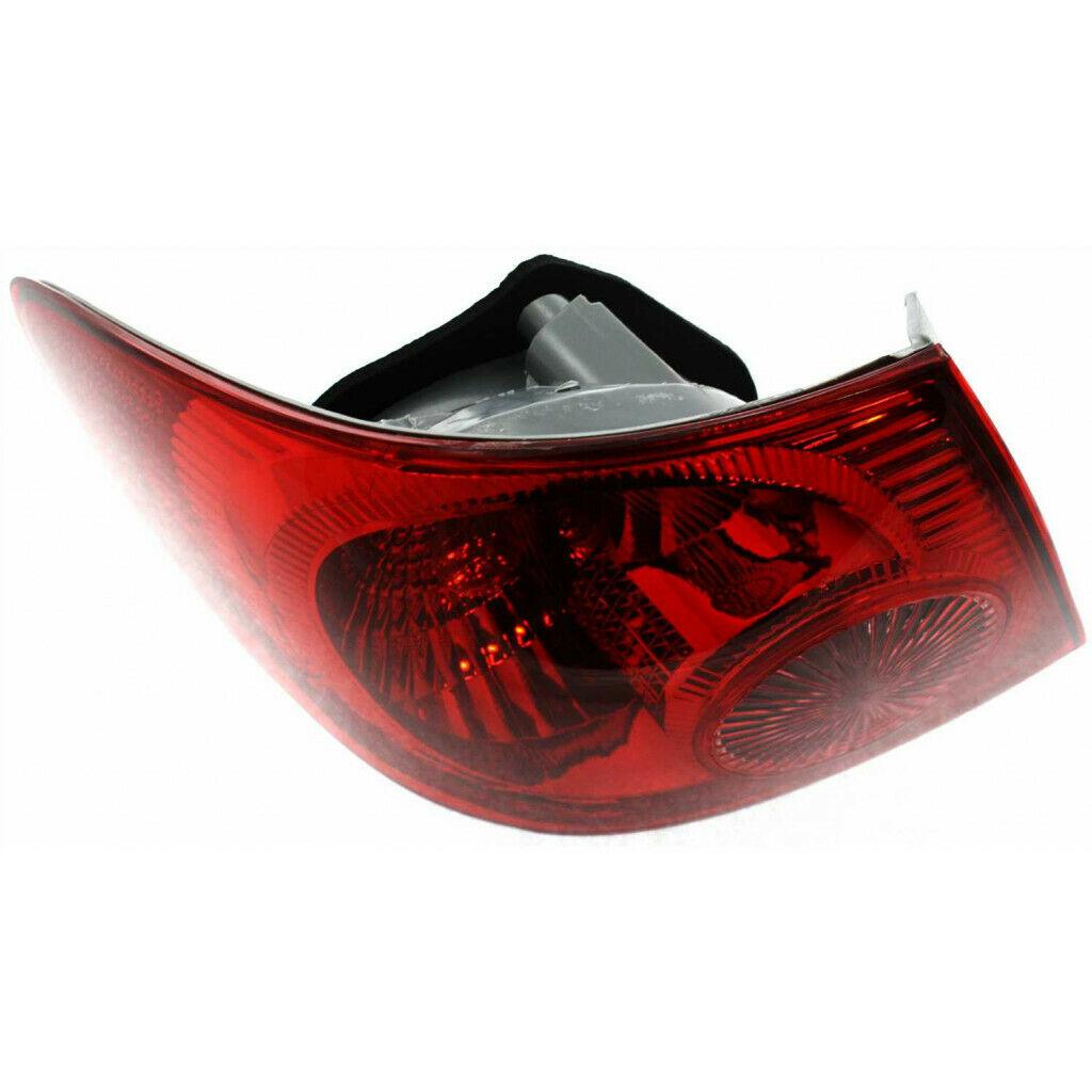 2005-2008 Toyota Corolla Sedan Tail Lamp Driver Side , TO2800154. OEM-style replacement.