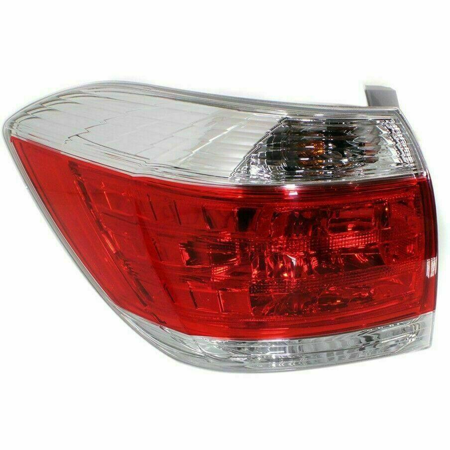 2011-2013 Toyota Highlander Tail Lamp Driver Side , TO2800185. Exact fit for vehicle restoration.