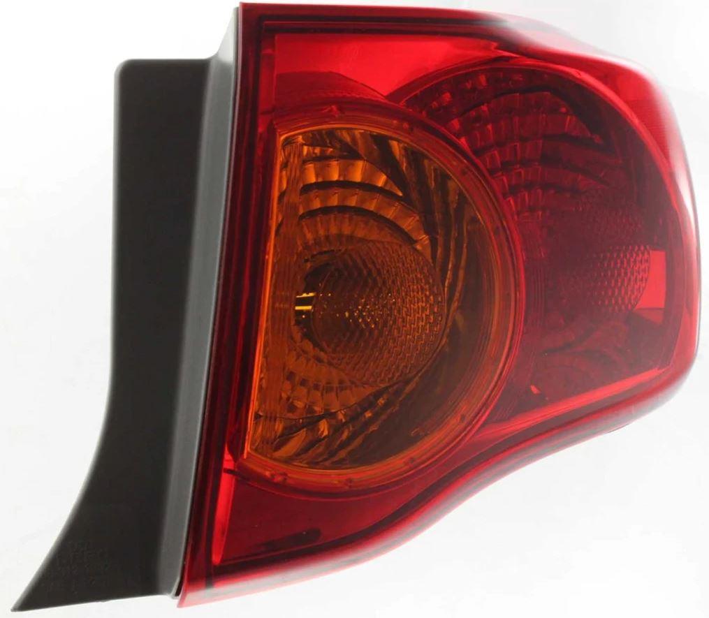 2009-2010 Toyota Corolla Sedan Tail Lamp Passenger Side , TO2801175. Precision fitment for collision repair.