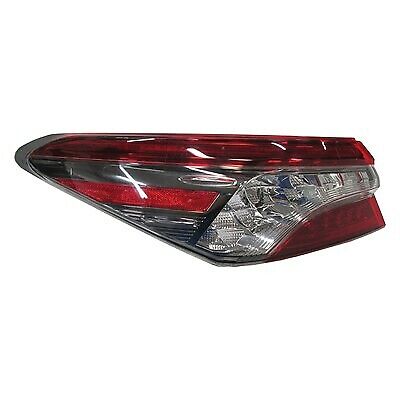 2018-2021 Toyota Camry Tail Lamp Driver Side Smoked , TO2804137. OEM-quality exterior component.