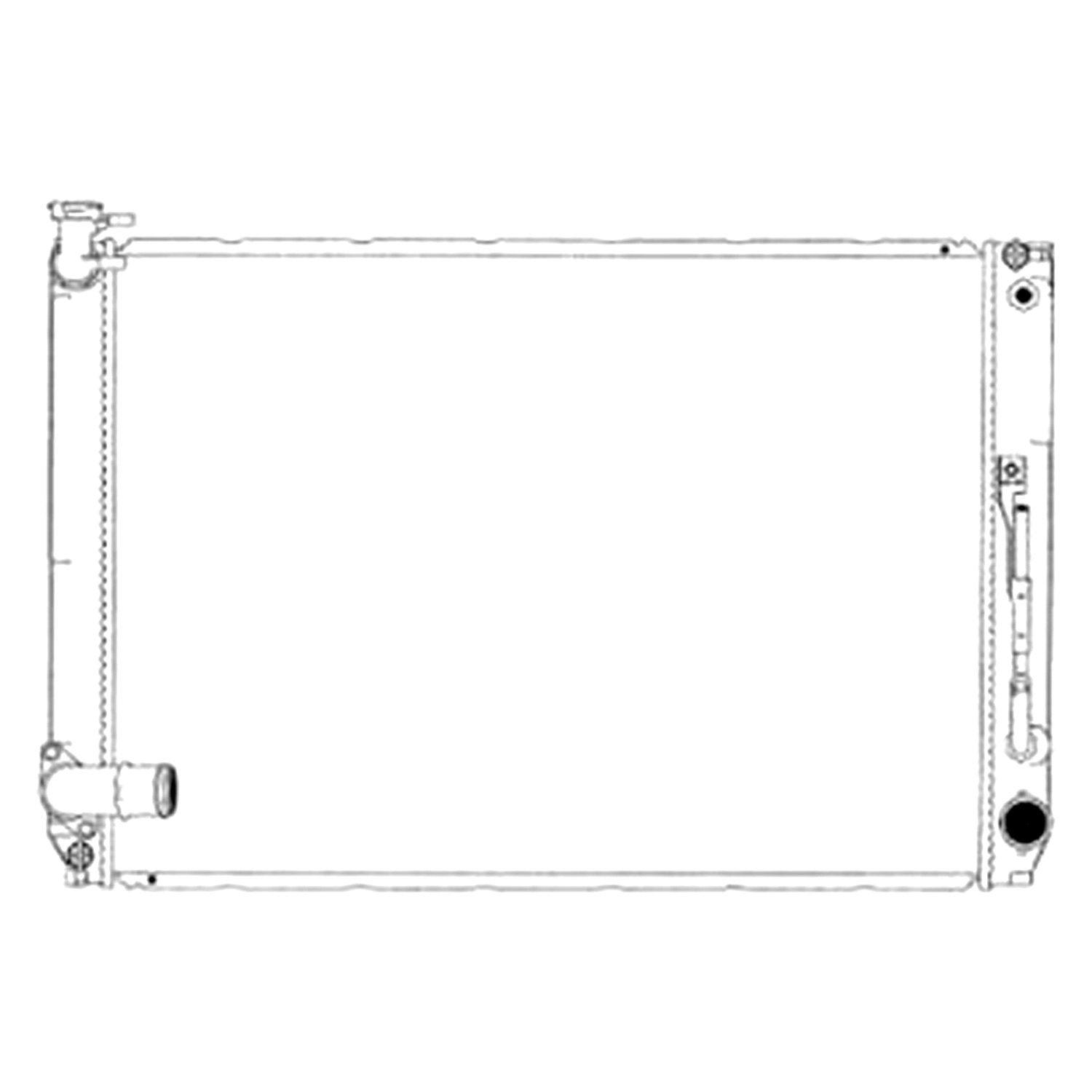 2007-2010 Toyota Sienna Radiator , TO3010321. Factory-style replacement part.