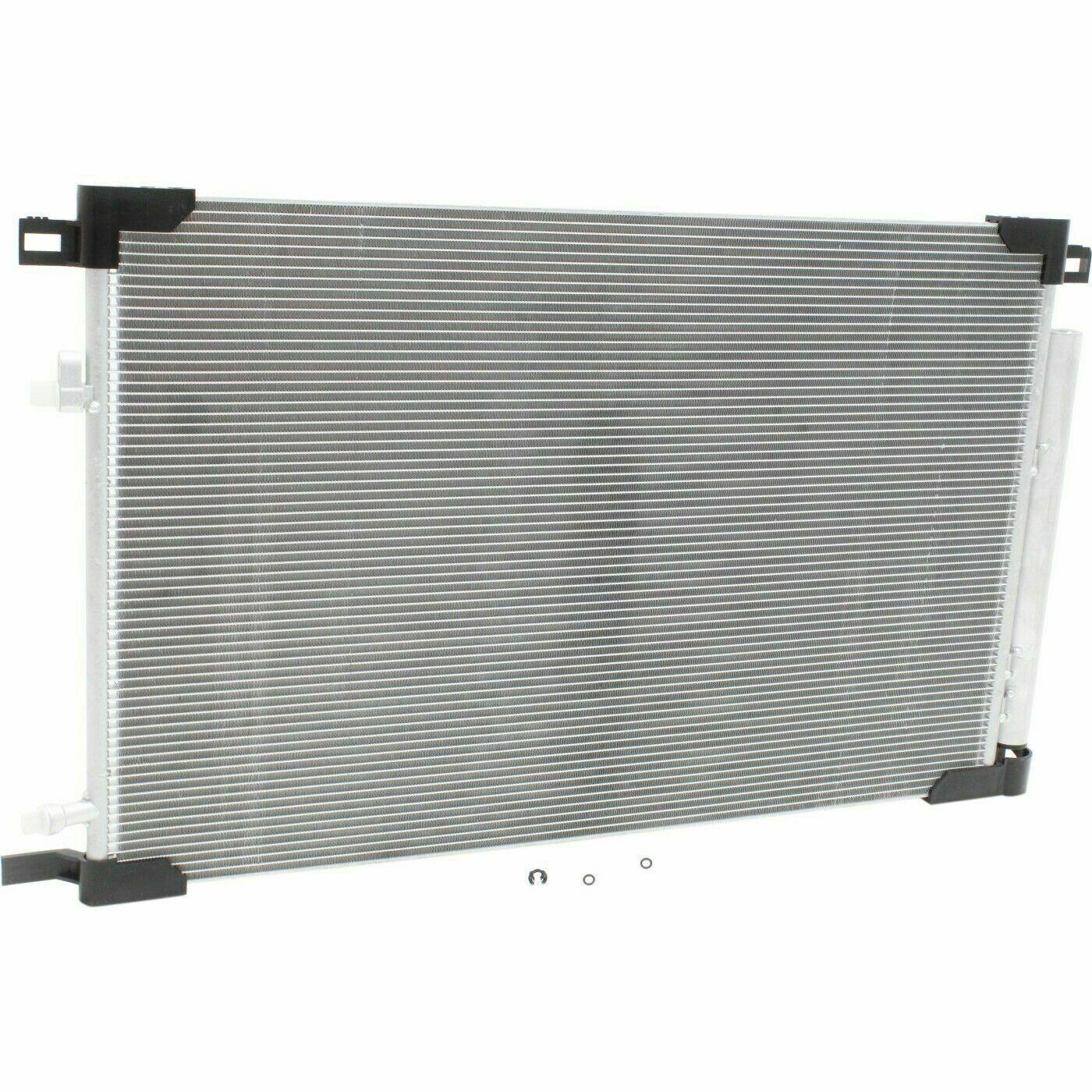 2018-2020 Toyota Camry Hybrid Condenser , TO3030336. Side view of the replacement part.