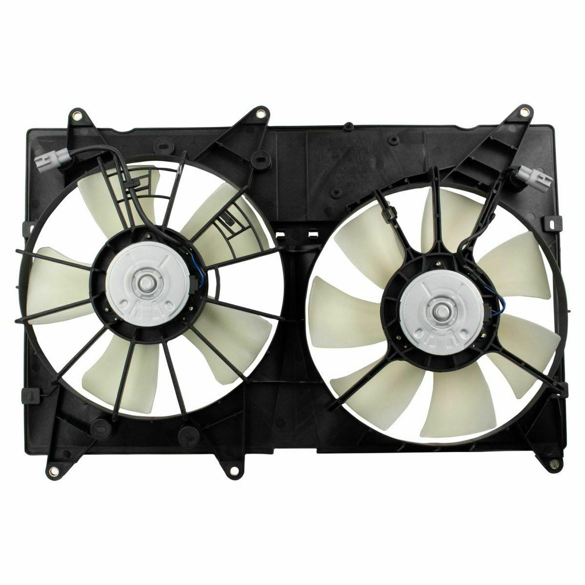 1999-2003 Lexus RX300 Cooling Fan Assy Dual Fan Assy , TO3115128. Angle view for visual reference.