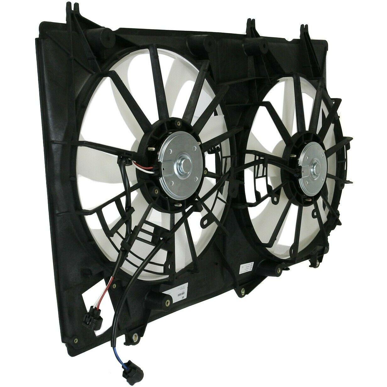2008-2010 Toyota Highlander Cooling Fan Assy 3.5L With Towing Pkg , TO3115154. Precision fitment for collision repair.