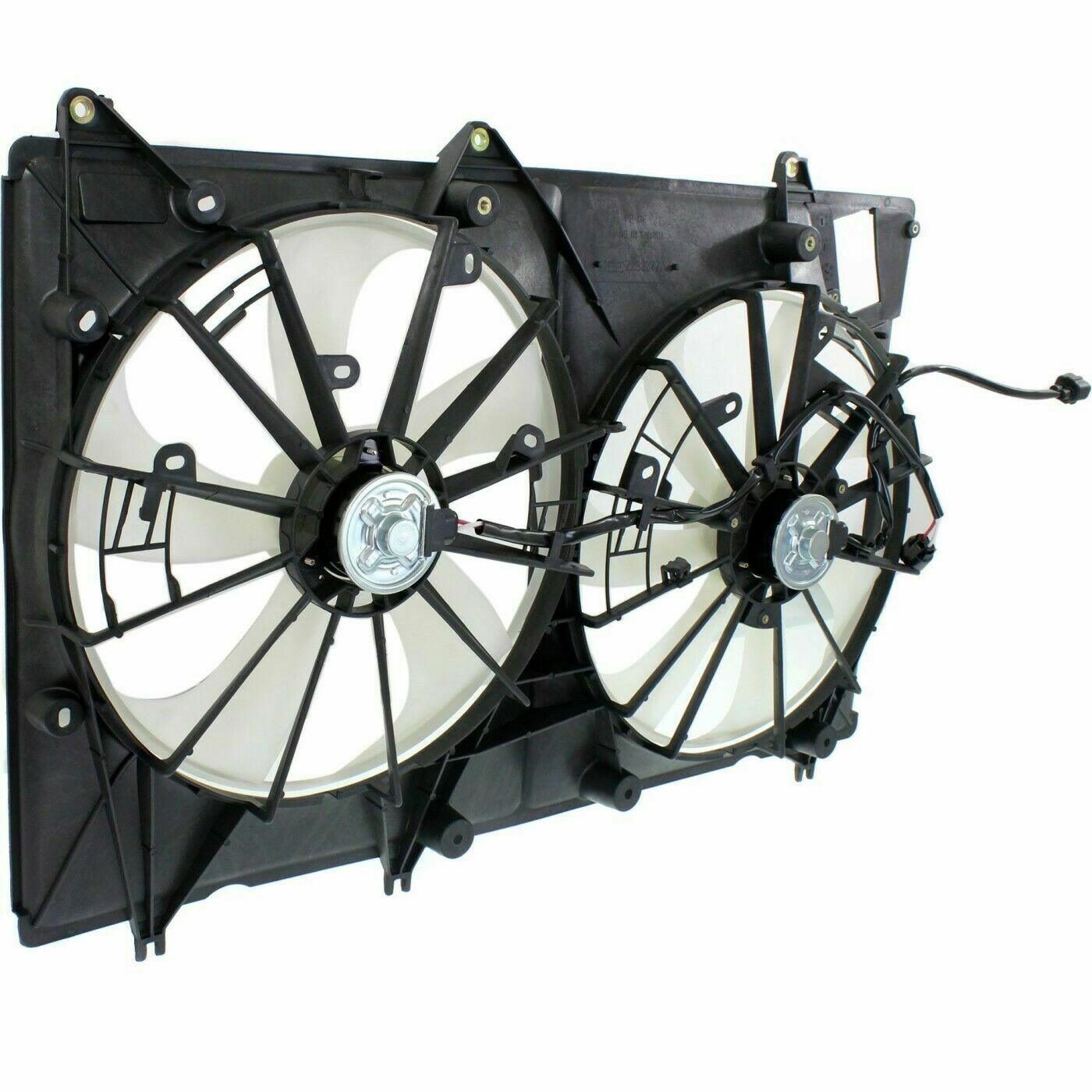 2008-2010 Toyota Highlander Cooling Fan Assy 3.5L Without Towing Pkg , TO3115155. Professional-grade auto body part.
