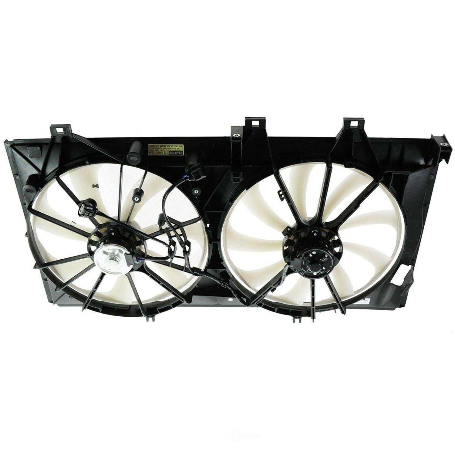 2012-2015 Toyota Avalon Cooling Fan Assy V6 , TO3115170. Angle view for visual reference.
