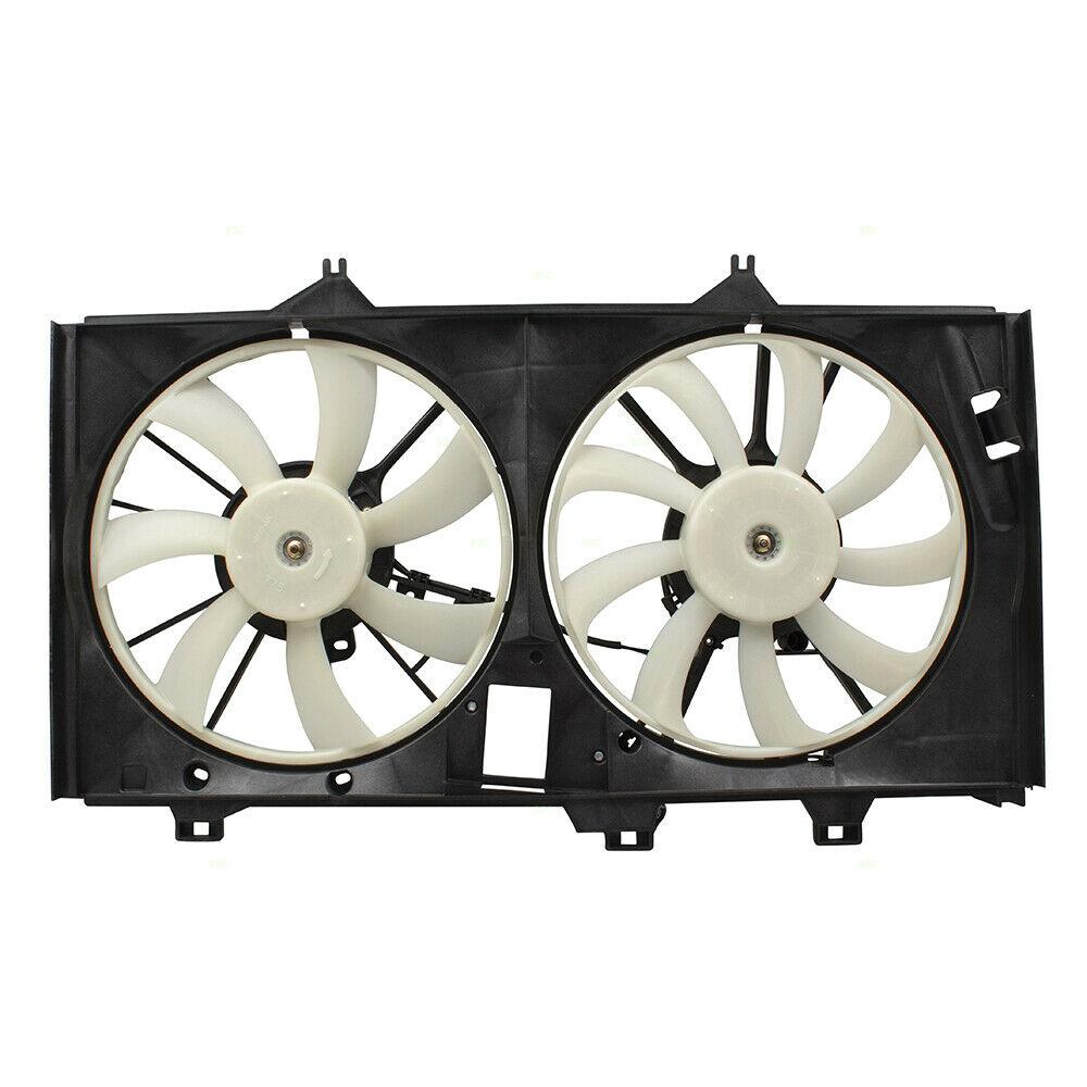 2012-2013 Toyota Camry Hybrid Cooling Fan Assy 2.5L , TO3115173. Side view of the replacement part.