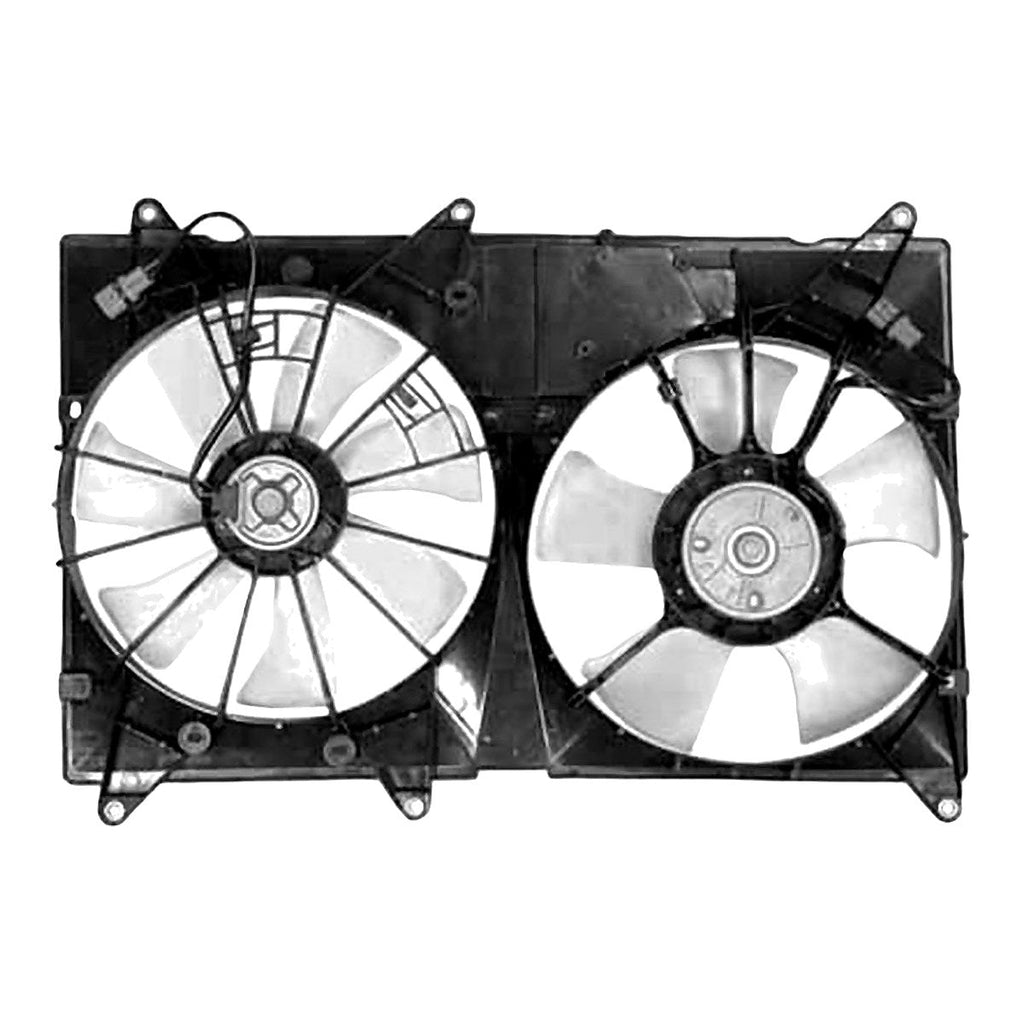 2004-2007 Toyota Highlander Cooling Fan, to3120103. Front view.