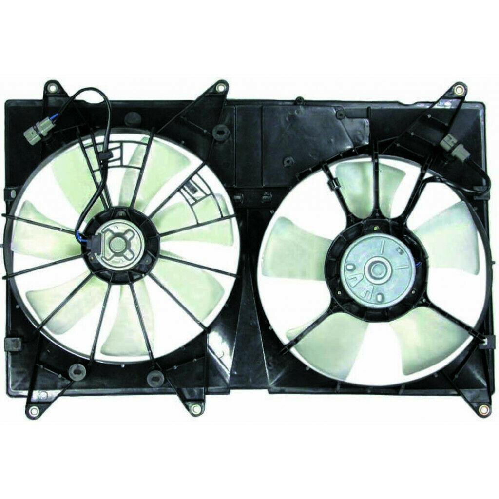 2004-2007 Toyota Highlander Cooling Fan Assy 4Cyl Without Towing Pkg , TO3120103. OEM-style replacement.