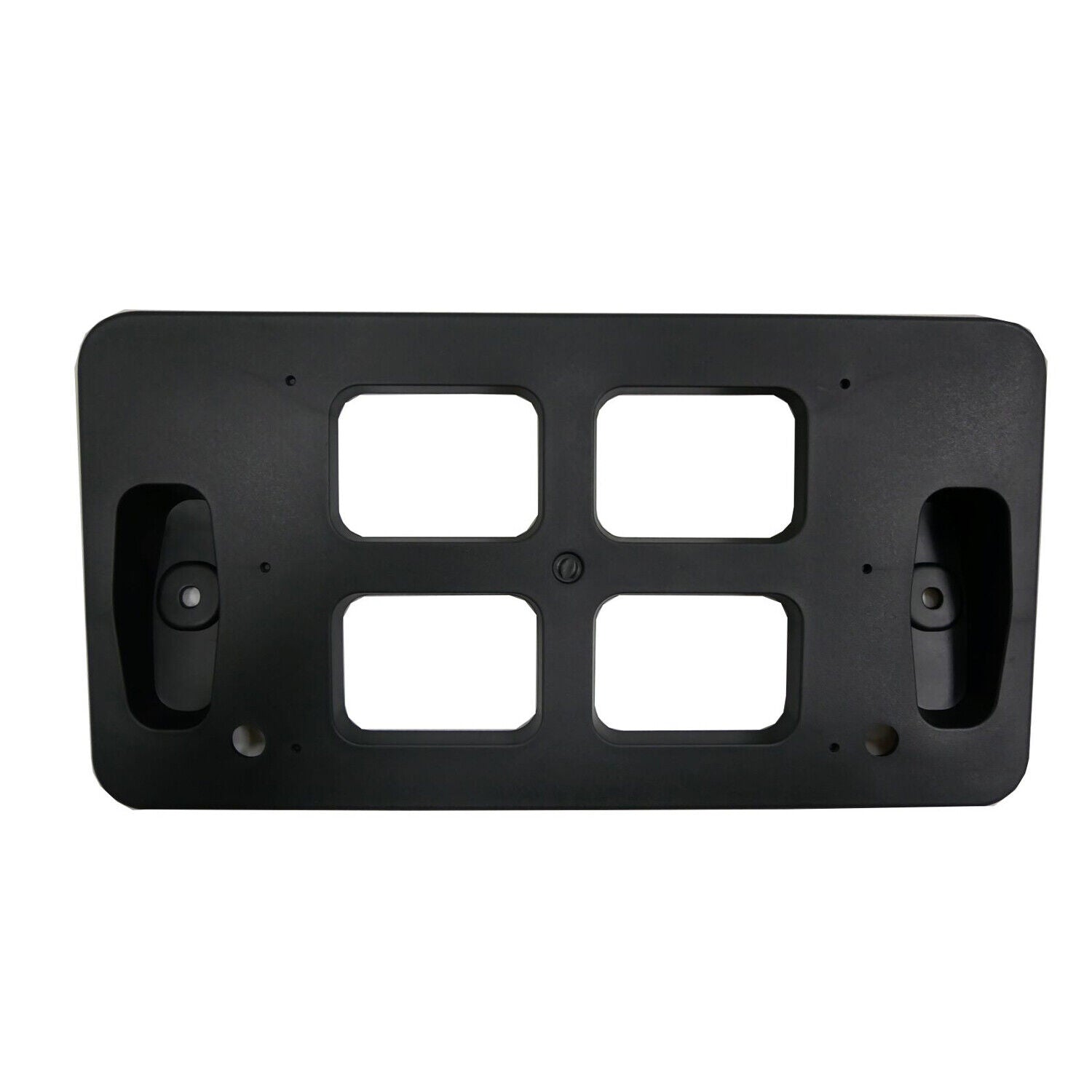 2016-2023 Volvo XC90 License Plate Bracket Front , VO1068100. Side view of the replacement part.
