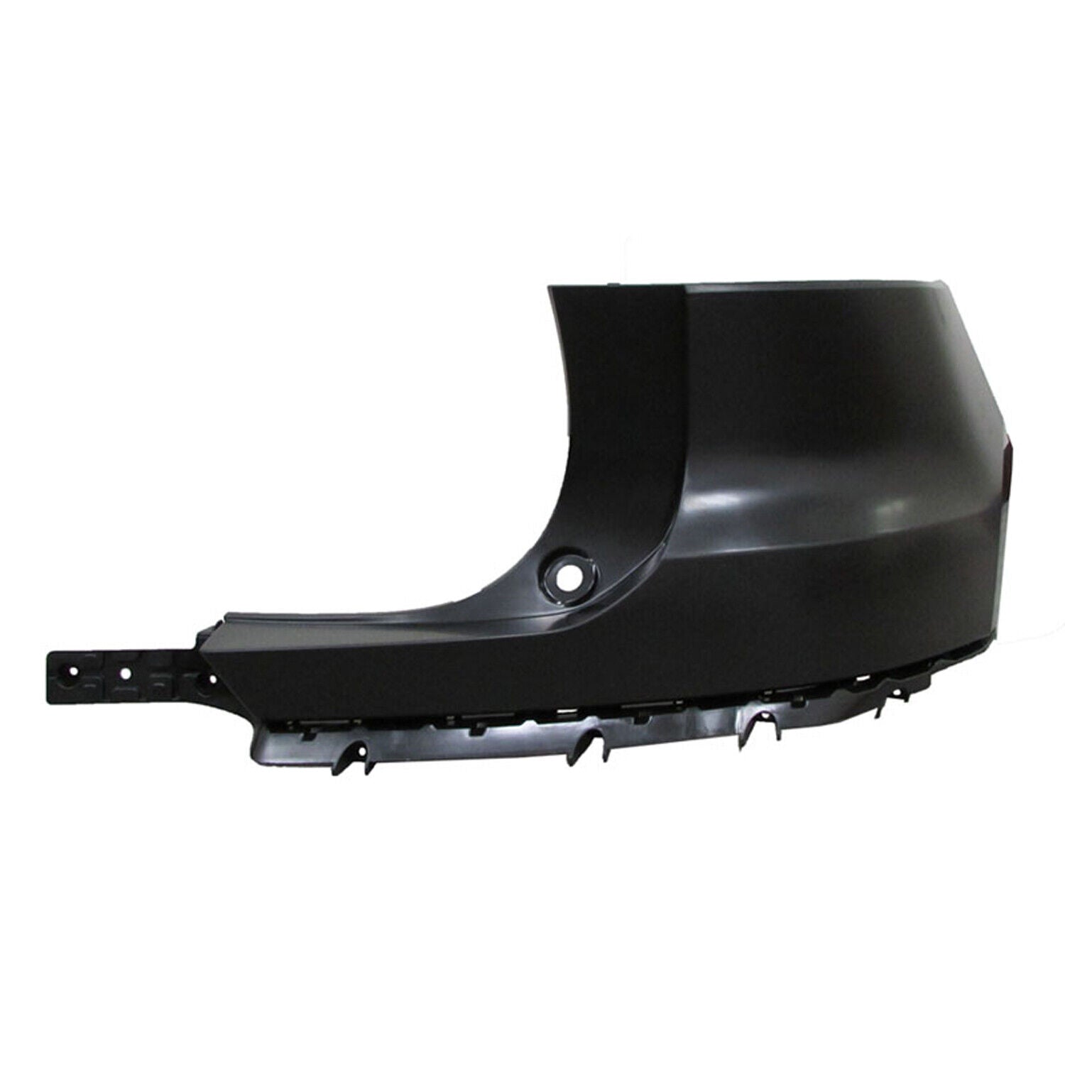 2019-2023 Volvo XC40 Bumper Rear Passenger Side Primed , VO1117100. Side view of the replacement part.