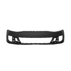 2012-2014 Volkswagen Jetta Front Bumper Primed Sdn Gli Pkg , VW1000203. Side view of the replacement part.