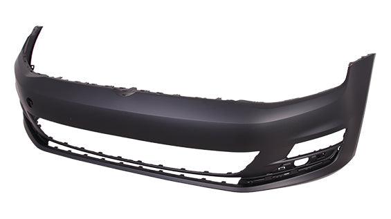 2015-2017 Volkswagen Golf Sportwagen Front Bumper Primed Without Sensor Hole , VW1000208. Professional-grade auto body part.