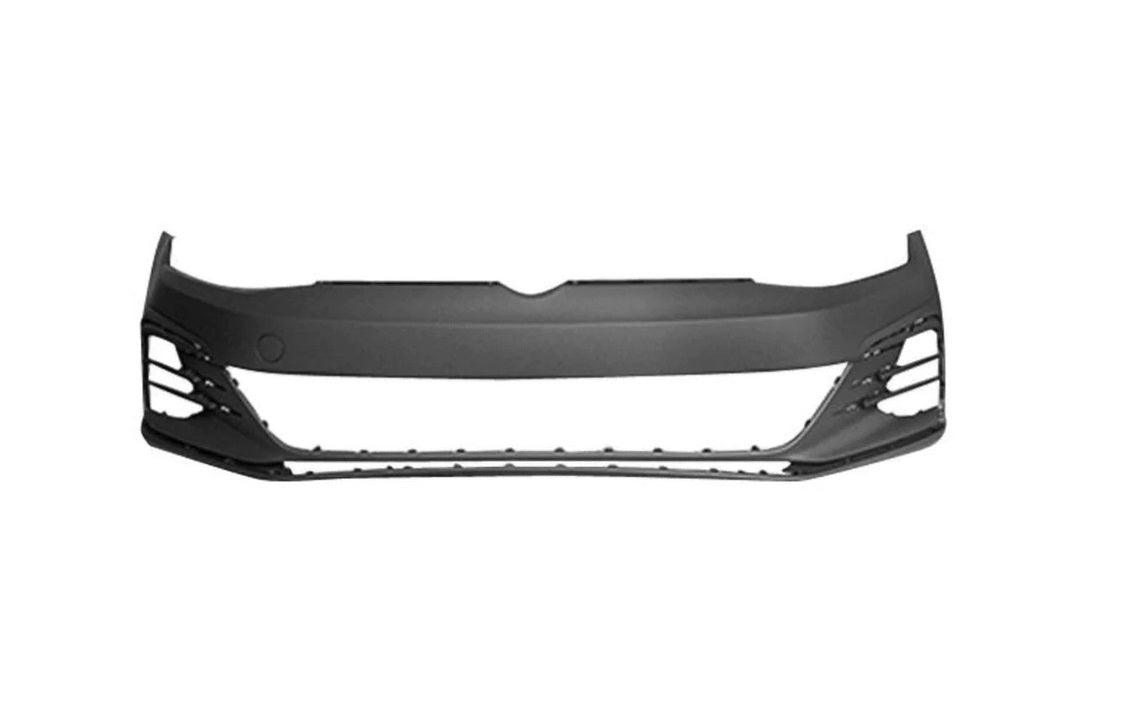 2018-2021 Volkswagen GTI Front Bumper Primed Without Washer/Sensor , VW1000240. Side view of the replacement part.