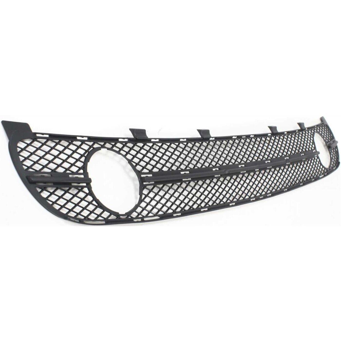 2001-2005 Volkswagen Beetle Grille Lower Matte-Black With Fog Lamp Hole , VW1036104. OEM-style replacement.