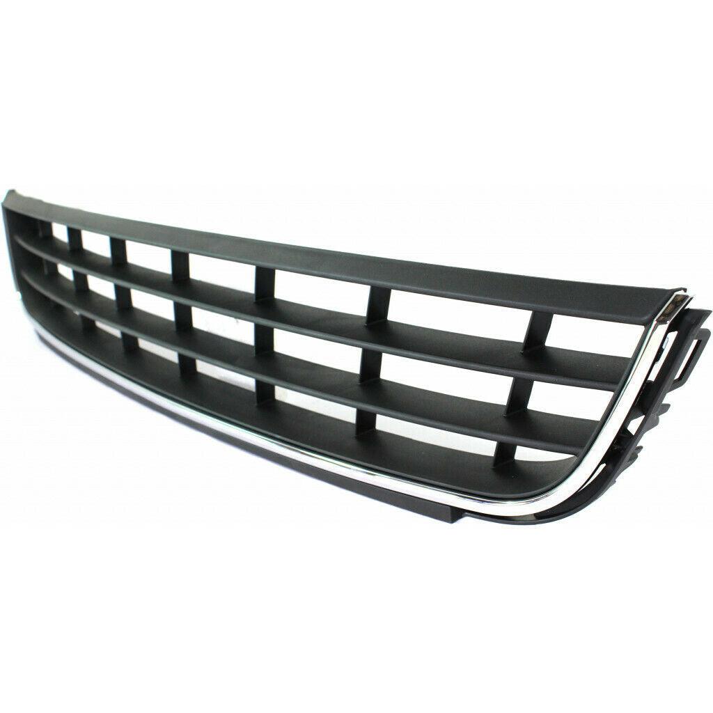 2011-2014 Volkswagen Jetta Grille Lower Black/Chrome Sdn , VW1036120. Perfect fit and finish.