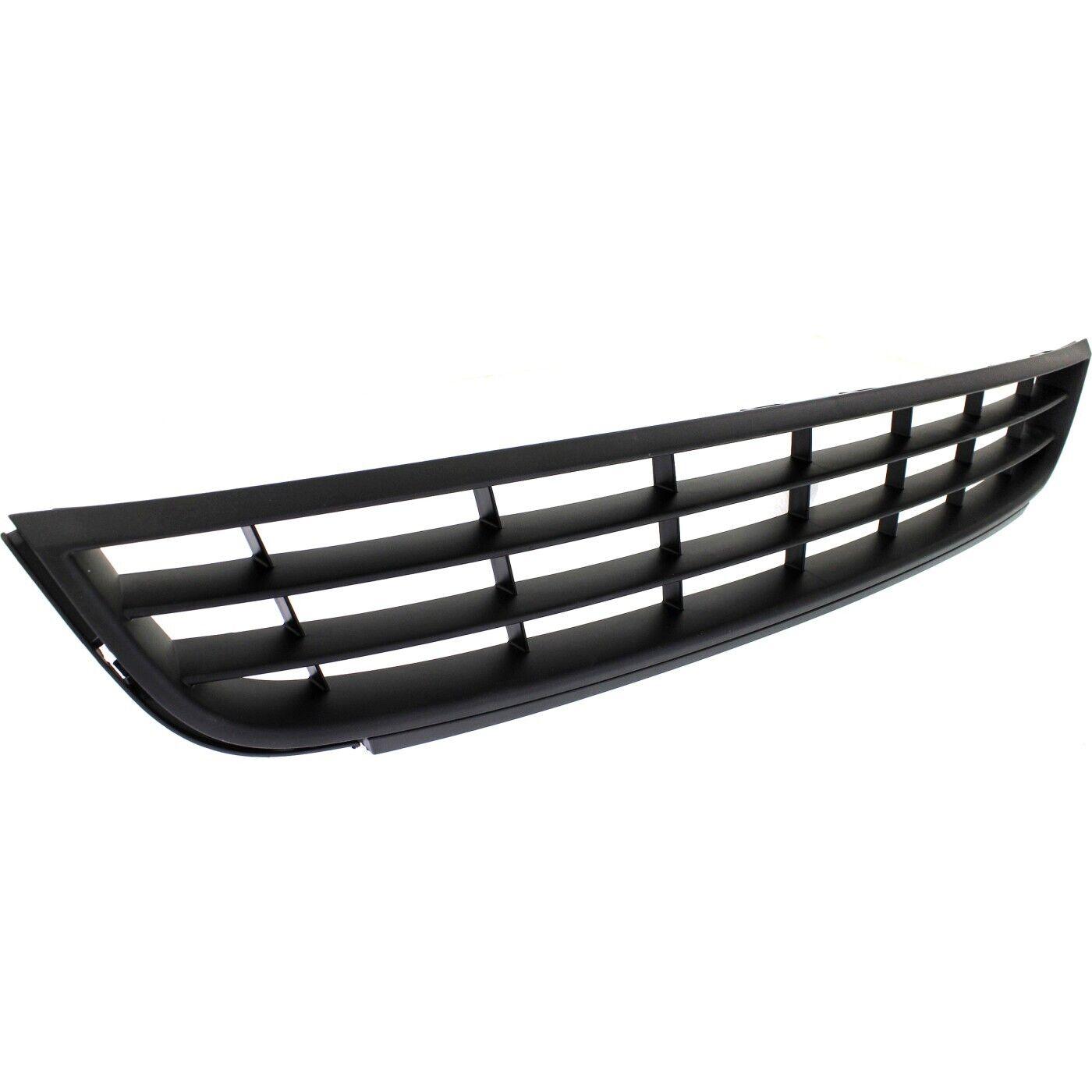 2011-2014 Volkswagen Jetta Grille Lower Black Sdn , VW1036121. Side view of the replacement part.