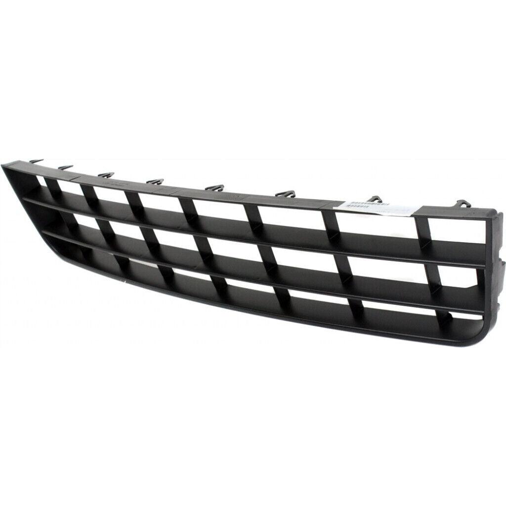 2006-2009 Volkswagen Rabbit Grille Lower Matte-Black (Bar Type) , VW1036128. Side view of the replacement part.