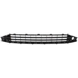 2019-2021 Volkswagen Jetta Grille Lower Textured Black , VW1036147. Angle view for visual reference.