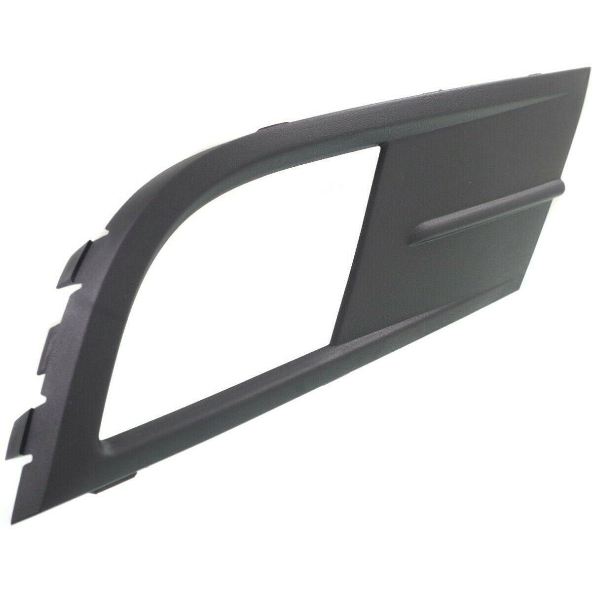2015-2018 Volkswagen Jetta Fog Lamp Bezel Front Passenger Side Black , VW1039133. Direct fit for easy installation.