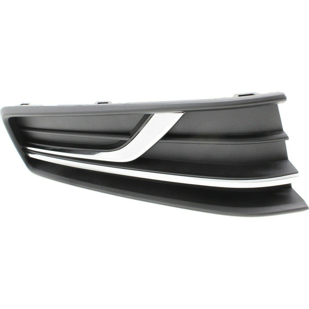 2016-2019 Volkswagen Passat Fog Lamp Cover Front Passenger Side With Chrome Moulding , VW1039145. Replacement part ready for install.