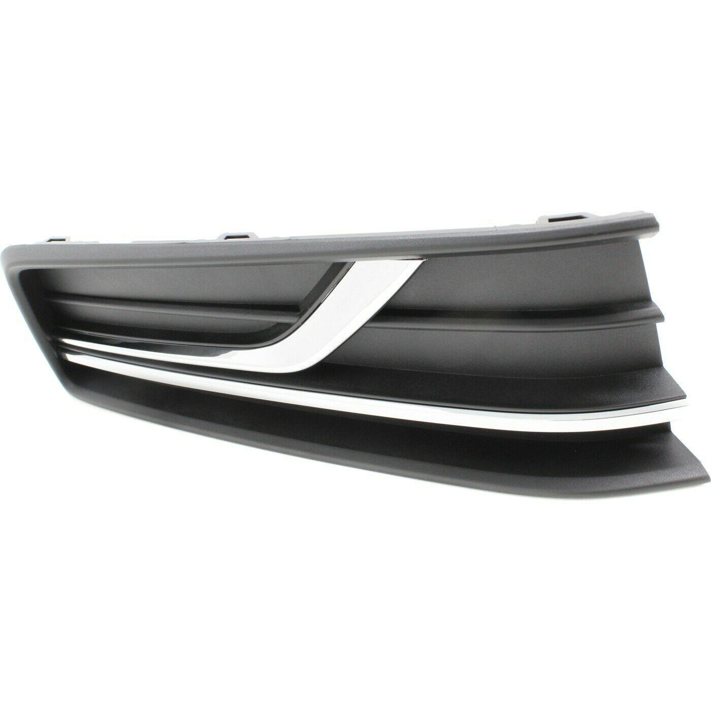 2016-2019 Volkswagen Passat Fog Lamp Cover Front Passenger Side With Chrome Moulding , VW1039145. Replacement part ready for install.