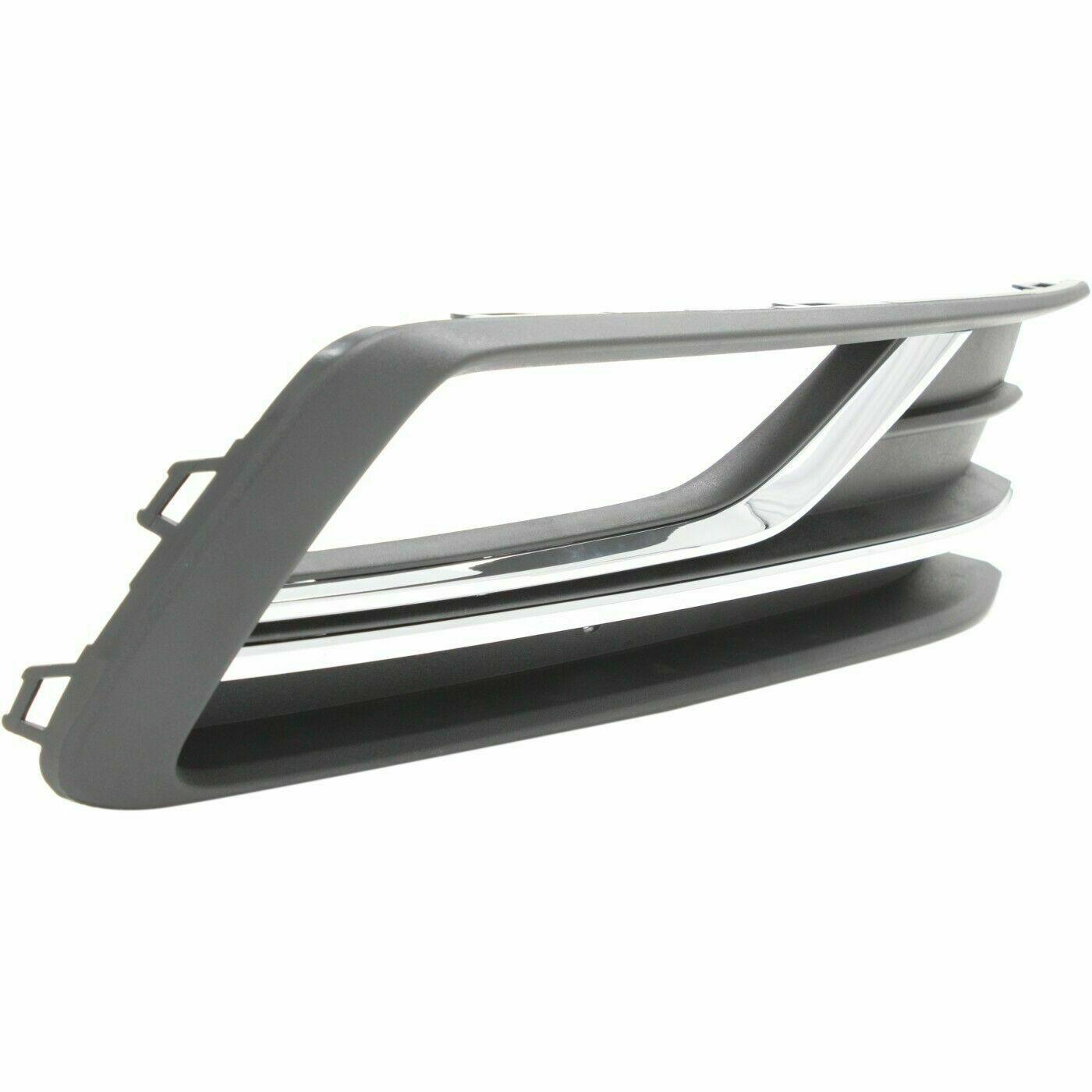 2016-2019 Volkswagen Passat Fog Lamp Bezel Front Passenger Side With Chrome Moulding , VW1039146. Professional-grade auto body part.