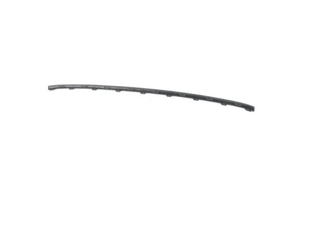 2022-2023 Volkswagen GTI Bumper Molding Front Center Textured Black , VW1044113. Angle view for visual reference.