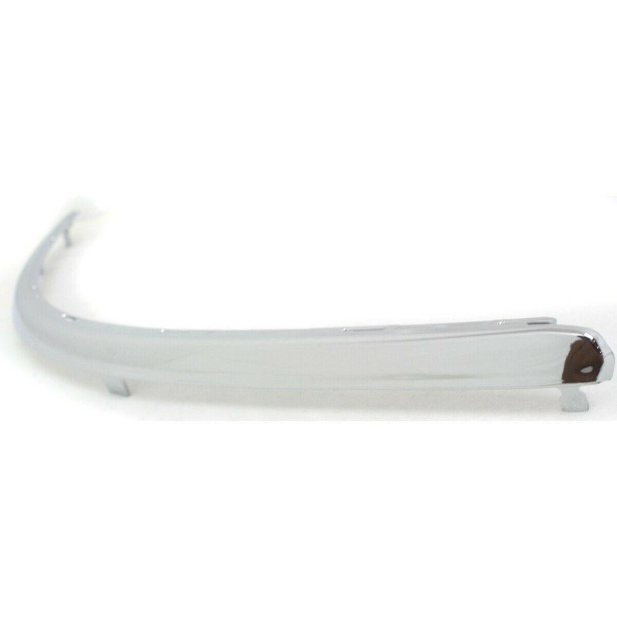 2001-2005 Volkswagen Passat Bumper Moulding Front Driver Side Upper Chrome , VW1046102. Durable and impact-resistant.