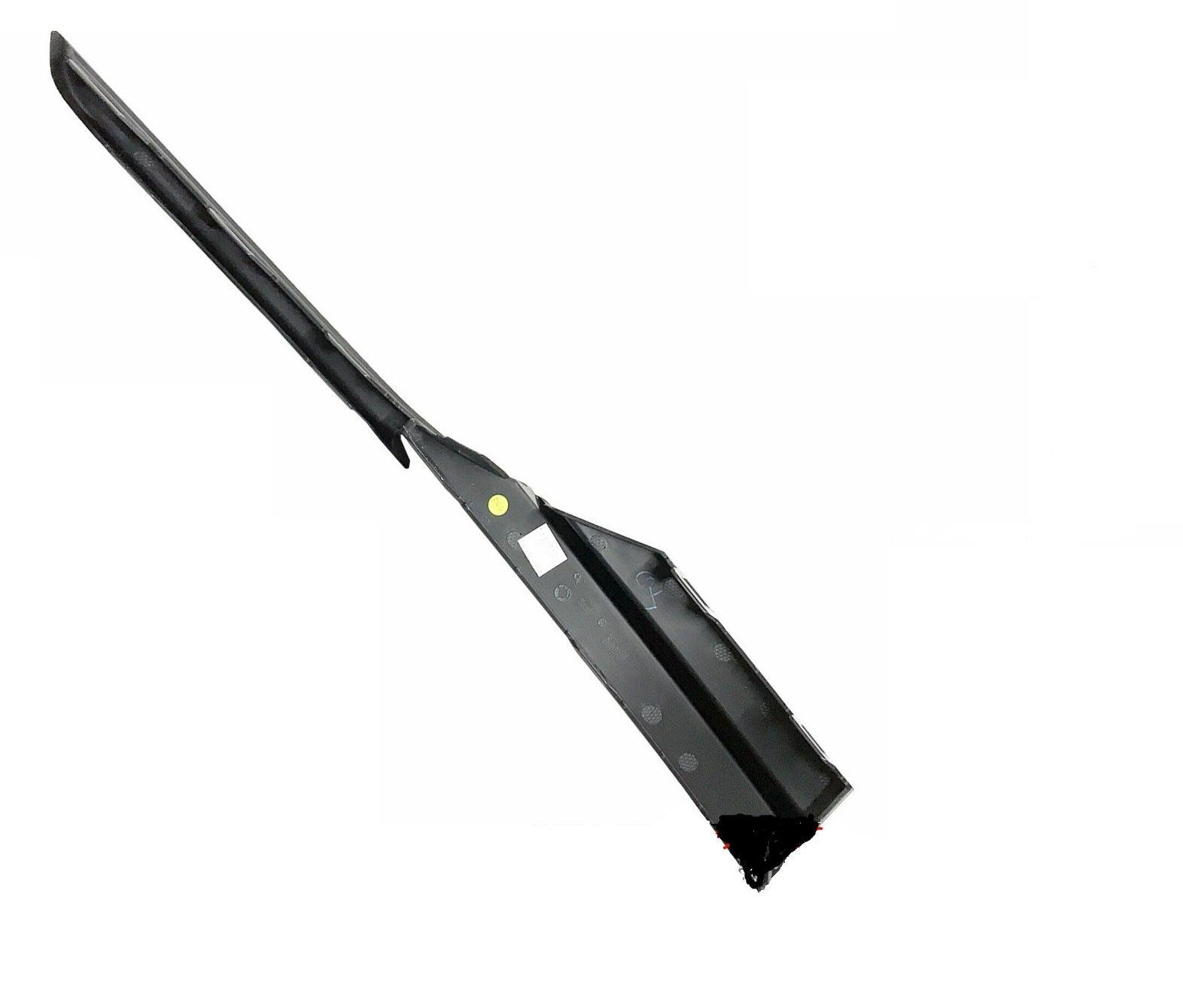 2018-2021 Volkswagen Golf Hatchback Bumper Moulding Front Driver Side Textured Black , VW1046109. Angle view for visual reference.