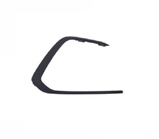 2022-2023 Volkswagen GTI Bumper Molding Front Passenger Side Textured Black , VW1047118. Professional-grade auto body part.